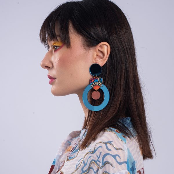 HANGING PLEXIGLASS EARRINGS