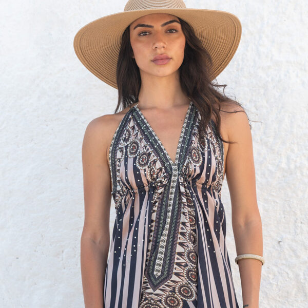 PLAIN MAT HAT IN MONO COLOUR