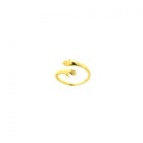 RING IN SHAPE OF HANDS