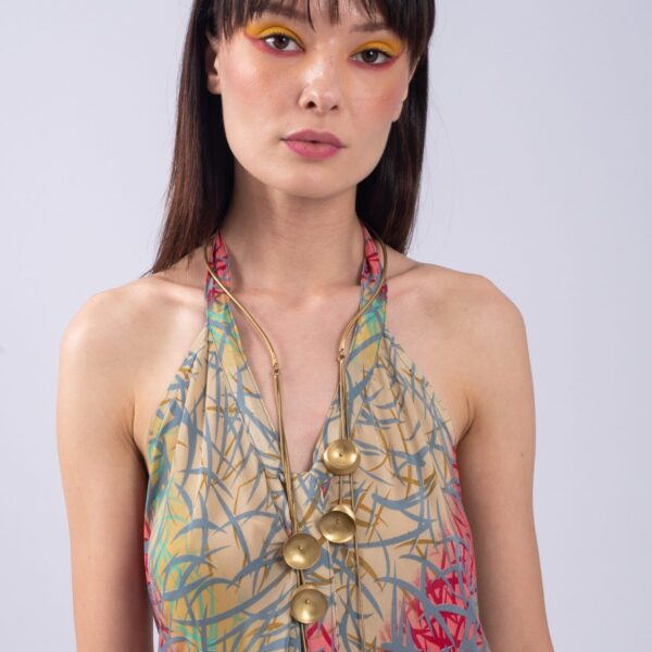 COLLAR DROP CHAIN BELL NECKLACE