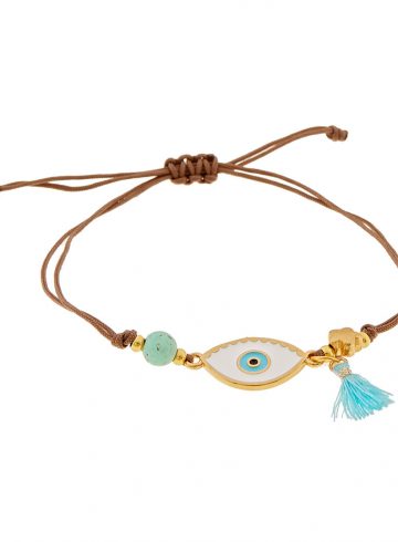 CORD BRACELET WITH AN EYE