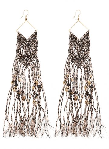 LONG MACRAME EARRINGS